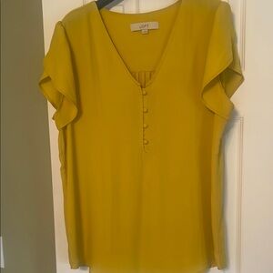 LOFT Yellow Women's Top